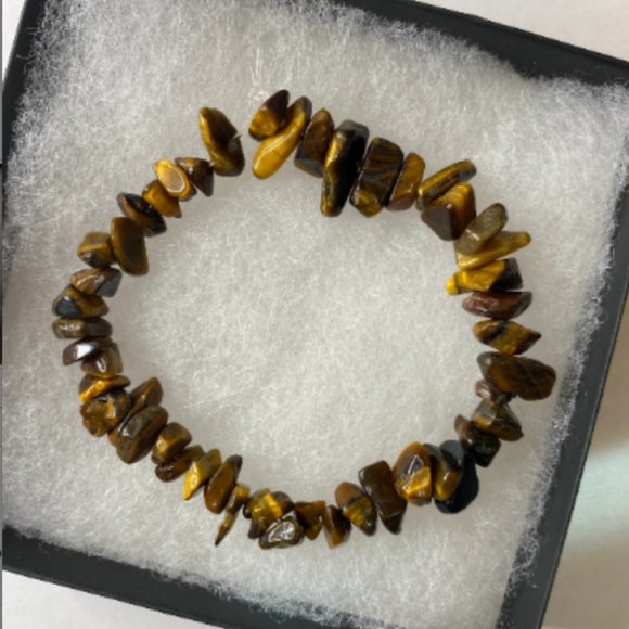 West Mitten Designs Jewelry - Tiger's Eye Stretch Bracelet